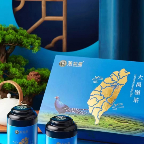中国台湾原装大禹岭高山茶高冷茶高海拔乌龙茶300克礼盒装清香型
